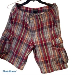 Polo Jeans Co PJC vintage madras shorts 34 waist